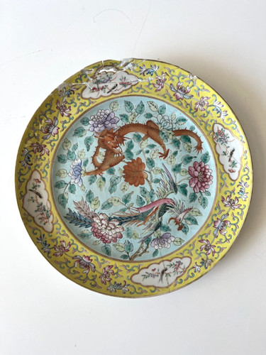 Antiker chinesicher teller - chinesicher,