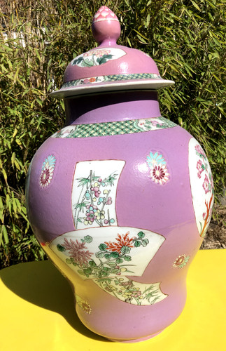 Chinesische deckelvase - chinesische,