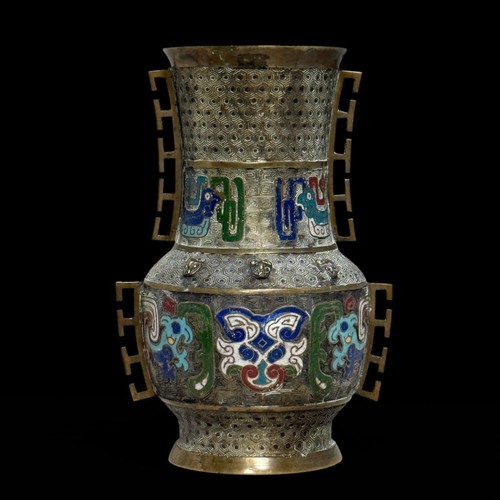 Cloisonné vase china - vase,