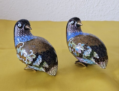 Vintage figuren cloisonné - vintage,